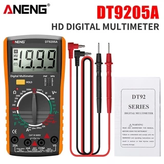 มัลติมิเตอร์ DT9205A มัลติมิเตอร์ดิจิตอล มิตเตอร์วัดไฟ วัดกระแสไฟ ดิจิตอลมัลติมิเตอร์ มิตเตอร์วัดไฟดิจิตอล multimeter