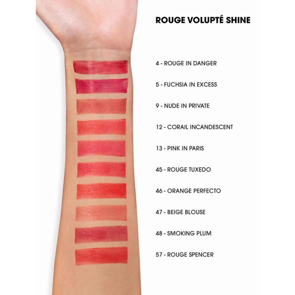 Ysl Yves Saint Laurent Rouge Volupte # 13 Pink In Paris 4G | Shopee Thailand