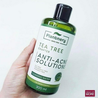 Plantnery TEA TREE CHAPTER ANTI-ACNE SOLUTIONS Cleansing Water เจลล้างหน้าแพลนเนอรรี่ สำหรับผู้มีปัญหาสิว