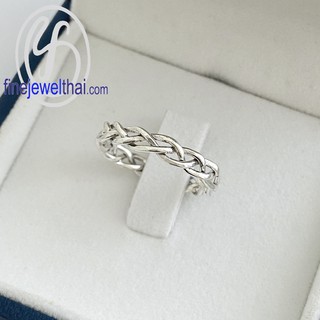 Finejewelthai แหวนเงินแท้-แหวนเกลี้ยง-แหวนสาน-Saan-Silver-Ring - R139000