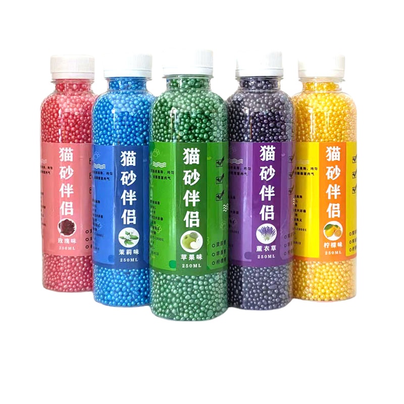 พร้อมส่ง🐱 ที่ดับกลิ่นอึแมว ที่ระงับกลิ่นฉี่แมว มี 6 กลิ่น เม็ดดับกลิ่นทรายแมว 250ml ดับกลิ่นดีเยี่ยม - รูปที่ 2