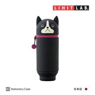 Lihit Lab "Boston Terrier" PuniLabo Large Stand Pen Case - กระบอกเครื่องเขียนไลฮิทแลป ขนาดใหญ่