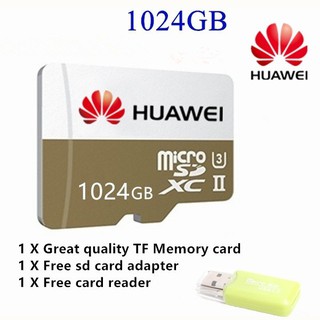 การ์ดหน่วยความจํา 1024 gb huawei micro sd card class 10 tf