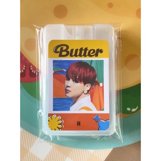 BTS BUTTER BTS สเปรย์แอลกอฮอล์พกพา BTS ขวดใส่แอลกอฮอล์แบบพกพา ขนาด 20 ml. สเปรย์การ์ด แอลกอฮอล์ แบบพกพา ลาย K-POP