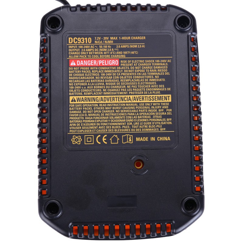 Battery Charger for Dewalt 7.2V 9.6V 12V 14.4V 18V Ni-Cd Ni-MH 240V