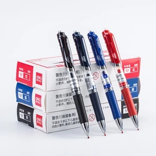 ปากกาหมึกเจล 0.5 มม. สีดําสีแดงสีน้ําเงินสําหรับใช้ในสํานักงานโรงเรียน