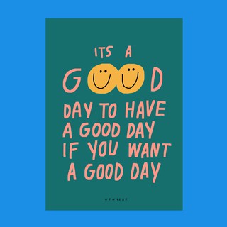 (Nyyydesign) Good day postcard *พร้อมส่ง โปสการ์ด