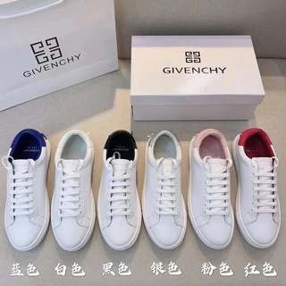 [SF พร้อมส่ง] Gs Givenchy รองเท้าผ้าใบลําลอง ส้นแบน สีขาว เหมาะกับการวิ่ง แฟชั่นฤดูใบไม้ร่วง ฤดูหนาว สําหรับผู้ชาย และผู้หญิง