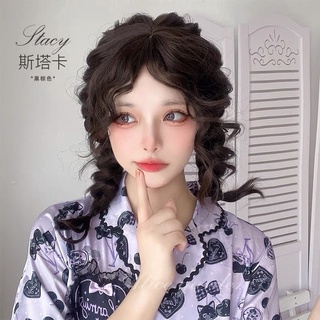 🌷 ส่งฟรี! วิกผมลอนมาม่า รุ่น Stacy ยาว40 ซม. วิกผมสมจริง ไหมนุ่มมากก ☁️🧸