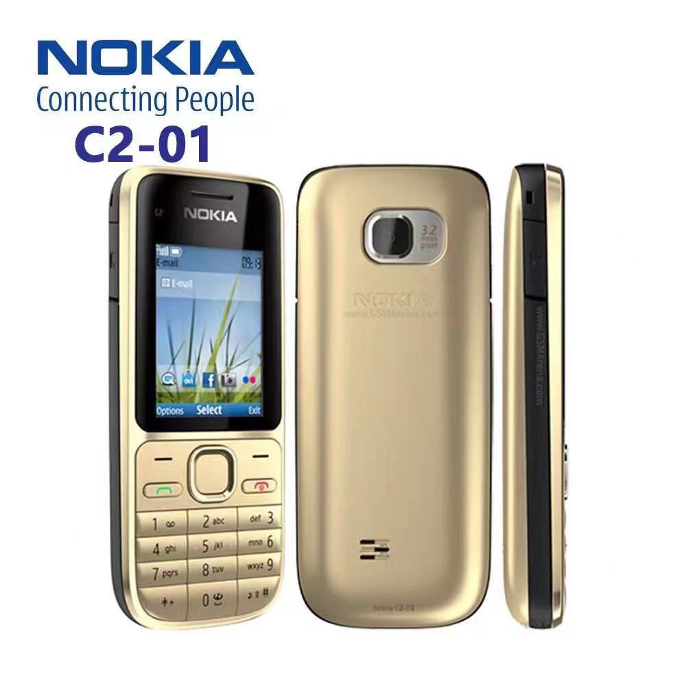 Nokia C2-01 ของแท้100% มือถือปุ่มกด รองรับทุกค่าย 3G 4G 5G ปุ่มกดไทย เมนูไทย แบตมหาอึด