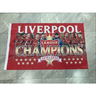 ธง Liverpool l Champions of England - Fanmade