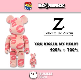 [‼️ของแท้, พร้อมส่ง‼️] 400%+100% Bearbrick Collecte De Zikzin [You Kissed My Heart]