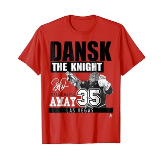 เสื้อยืดผู้ เสื้อยืดคอกลม พิมพ์ลายอัศวิน The Knight Away Dansk Las Vegas Dansk ตลก สี่ฤดู สําหรับผู้ชาย S-5XL