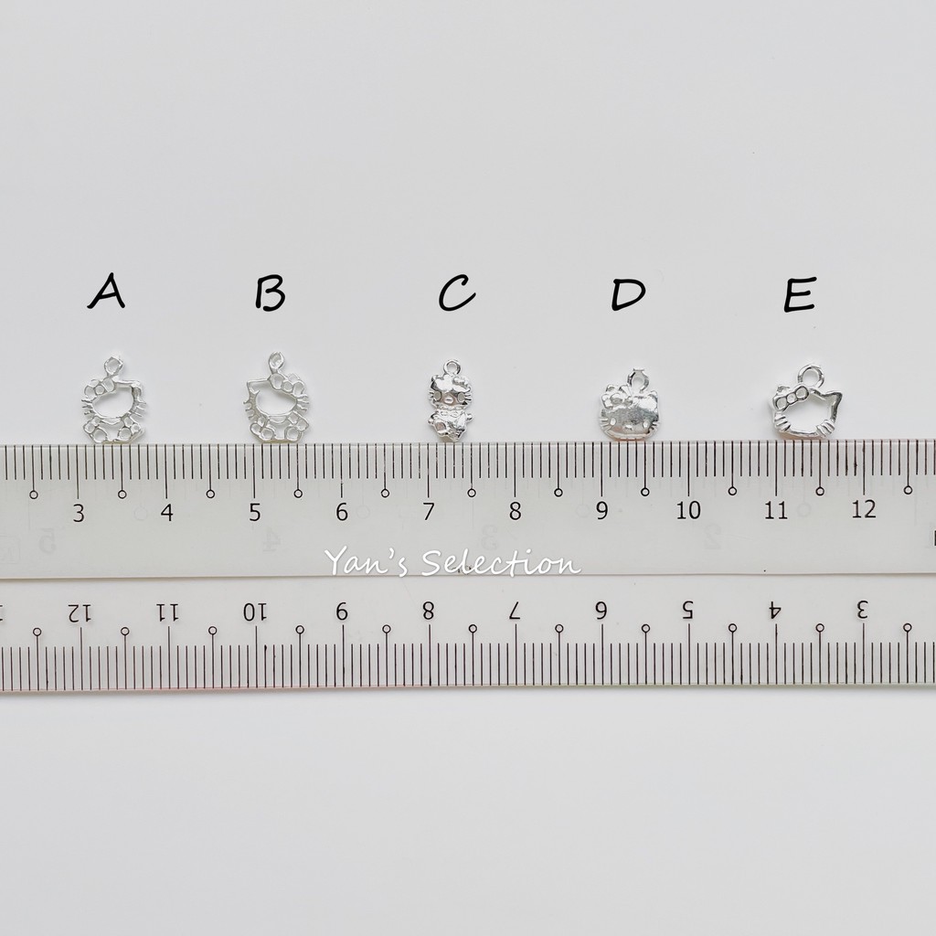 925 Silver HK Cartoon Accessories**Aksesori Silver**925银配件