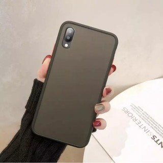 ส่งจากไทย Case Huawei Y5 2019 เคสกันกระแทก ปุ่มสีผิวด้าน เคสโทรศัพท์ หัวเว่ย ขอบนิ่มหลังแข็ง