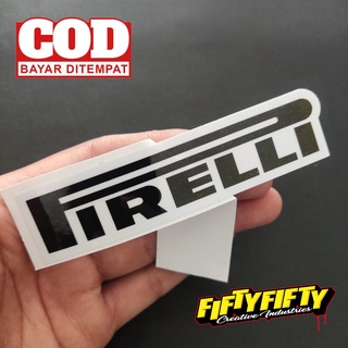 สติกเกอร์เคลือบเงา พิมพ์ลาย Pirelli สําหรับติดตกแต่งหมวกกันน็อค รถจักรยานยนต์ รถยนต์