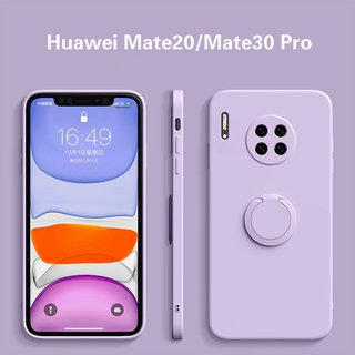 เคสโทรศัพท์ แบบซิลิโคน TPU นิ่ม พร้อมแหวนขาตั้ง สำหรับ Huawei Mate30 Pro Mate20 Pro