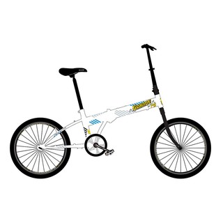 Folding bike FOLDING BIKE GRANDE PACE20 WHITE bike Sports fitness จักรยานพับ จักรยานพับ GRANDE PACE20 สีขาว จักรยาน กีฬา