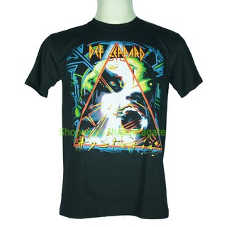 เสื้อวง Def Leppard เสื้อไซส์ยุโรป เดฟเล็ปเพิร์ด PTA1489 เสื้อยืดแฟชั่นวงดนตรี