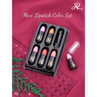 AR Mini Lipstick Color Set เซ็ตลิปสติคมินิ 6 สี