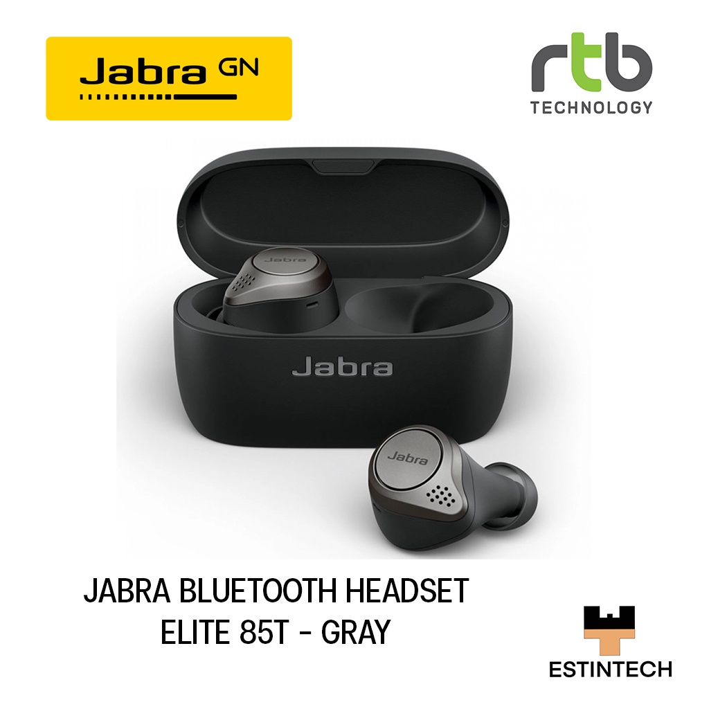 HEADSET (หูฟัง) Jabra Bluetooth Headset Elite 85T - Gray ของใหม่ประกัน 2ปี