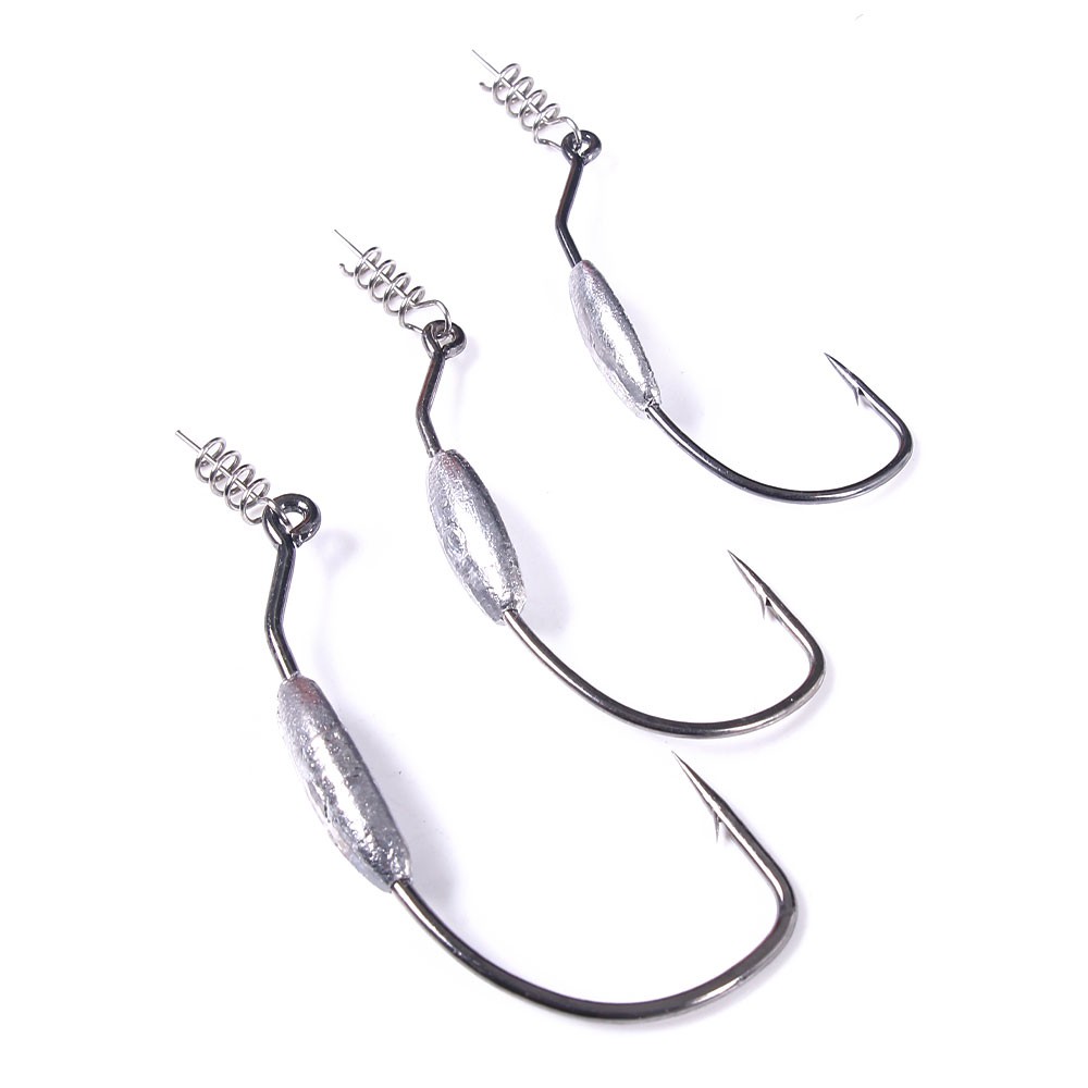 Hengjia ตะขอเหยื่อตกปลา 5 ชิ้น 2 . 5 กรัม 3 . 5 กรัม 5 กรัม