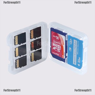 [FOR] กล่องเก็บการ์ดหน่วยความจํา Micro SD TF SDHC MSPD 8 ช่อง