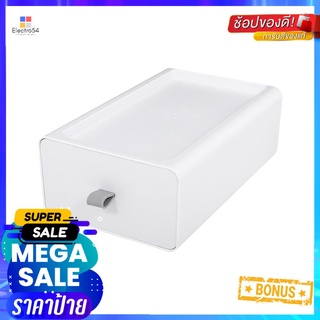 กล่องลิ้นชักเล็ก STACKO CUBE S 13.3x21x8 ซม. สีขาวMINI DRAWER STACKO CUBE S 13.3x21x8CM WHITE