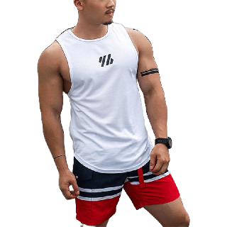 พร้อมส่ง เสื้อกล้าม ออกกำลังกาย วิ่ง ทรงหลวม แบบแห้งเร็ว สําหรับผู้ชาย