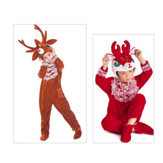 (พร้อมส่ง) ชุดแฟนซีกวาง รุ่น ชุดกวาง ชุดกวางเด็ก Deer Jumpsuit Kids