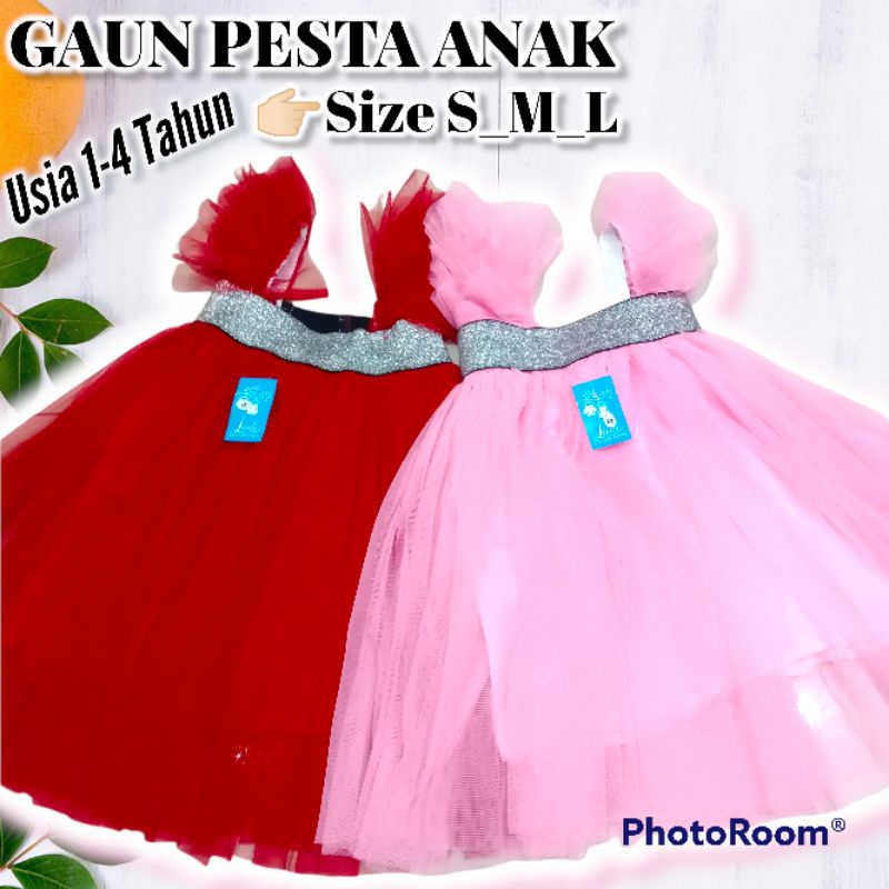 CHILDRENS BIRTHDAY DRESS 1 ถึง 3 ปี