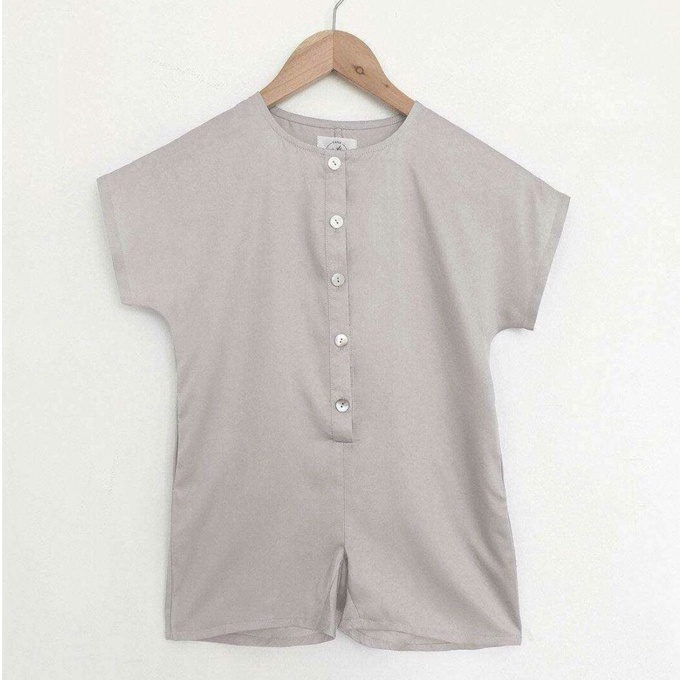 Sage Zigi Petit Romper สีเงิน