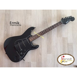 Ermik กีต้าร์ไฟฟ้า รุ่น JB-2 สีดำ+พร้อมของแถม ครบเซ็ต