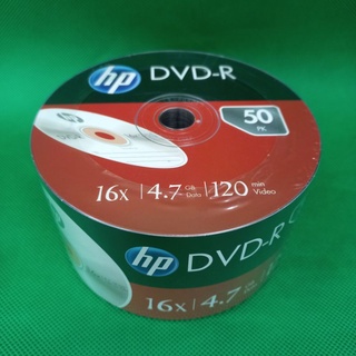 แผ่น DVD ยี่ห้อ HP DVD-R 16x (แพ็ค50)