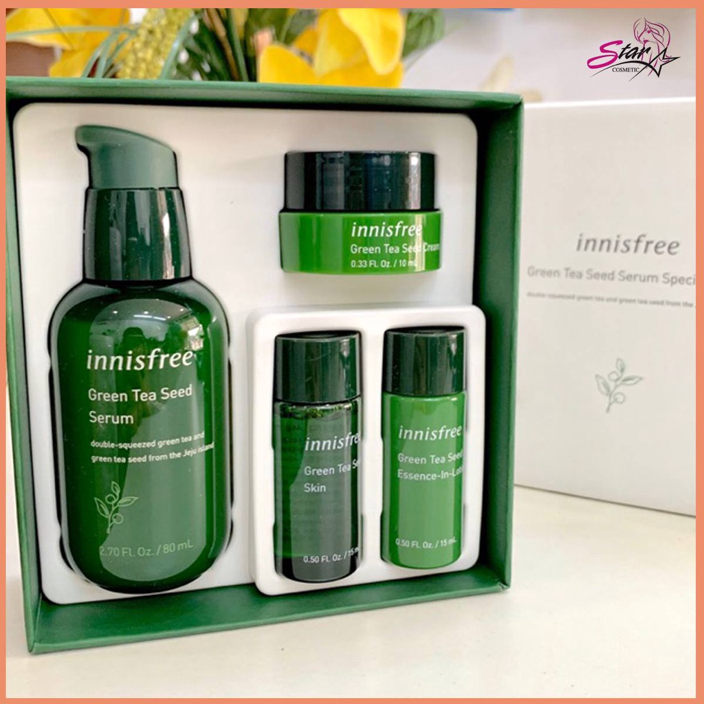 Innisfree Green Tea Seed Serum Special Set New 2019 | Shopee Thailand