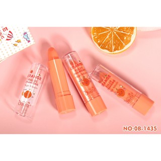 โอบิ้วซ์ ลิปบาล์ม Obuse Orange Color Changing Magic Lip Balm ลิปมัน ลิปมันเปลี่ยนสี กลิ่นส้ม (ยกกล่อง 12 แท่ง)