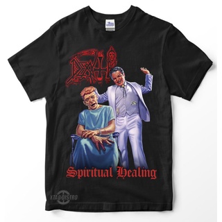 เสื้อยืด พิมพ์ลาย death SPIRITUAL HEALING พรีเมี่ยม สําหรับผู้ชาย