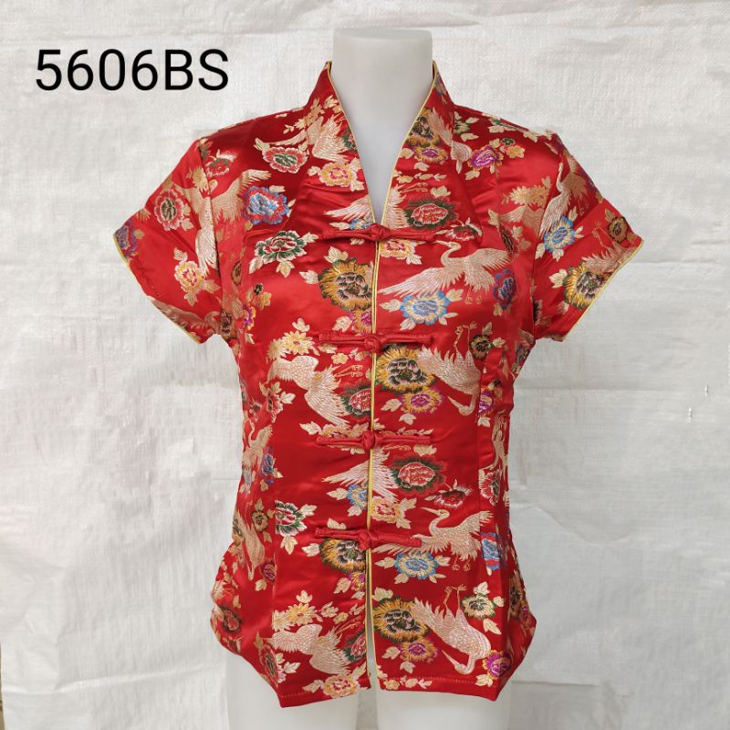 เสื้อกี่เพ้าผ่าหน้า ลายใหม่ พร้อมส่ง