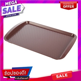 ไพโอเนียร์ ถาดอาหาร ขนาด 33.5x51x2.5 ซม. สีน้ำตาลAbs Square Tray 33.5x51x2.5 Cm.