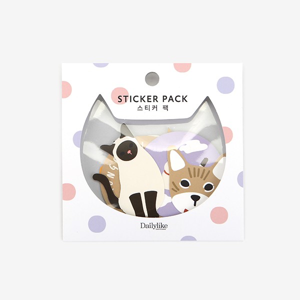 Sticker Pack - 02 Cat สติ๊กเกอร์กระดาษ