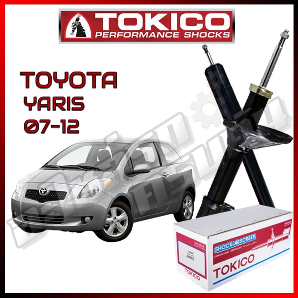 โช๊คอัพ TOKICO สำหรับ TOYOTA YARIS / YARIS NCP91 '2007-2012