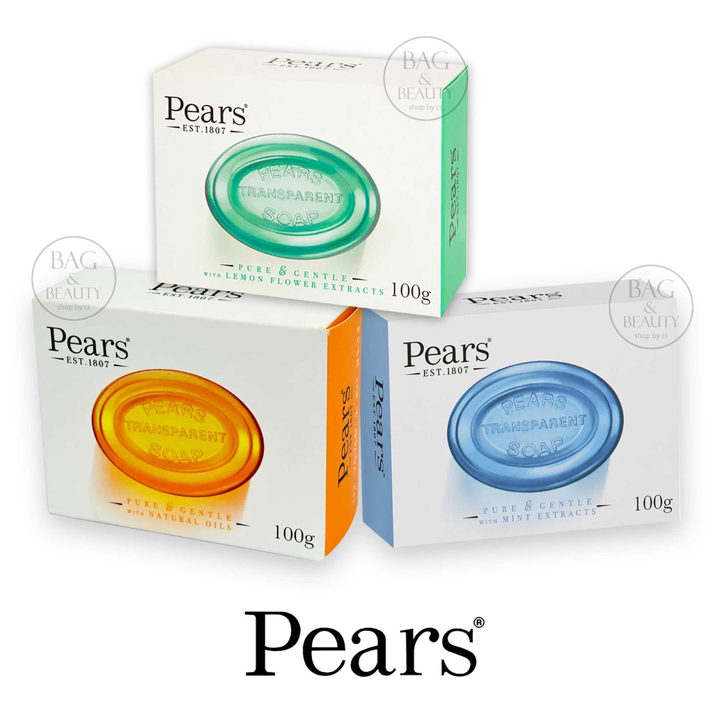 แพร์ สบู่ใส_Pears Pure and Gentle Soap 100 g
