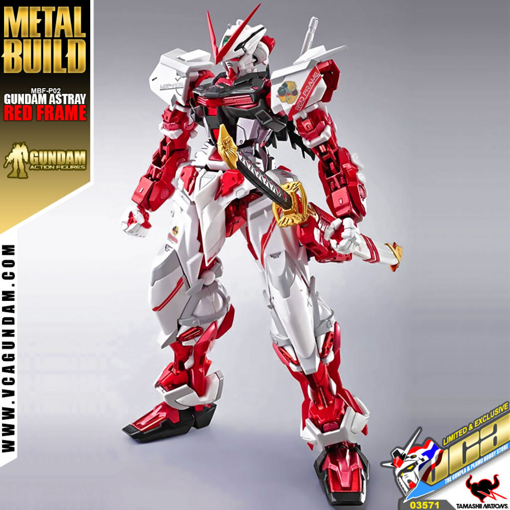 BANDAI TAMASHII NATIONS METAL BUILD GUNDAM ASTRAY RED FRAME กันดั้ม ฟิกเกอร์ VCA GUNDAM