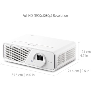 ViewSonic X1 1080p Projector with 3100 LED Lumens, Cinematic Colors, Vertical Lens Shift,1.3X Optical Zoom, H&amp;V Keystone