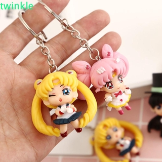 Gifts Sailor Moon Key Chain Women Key Chains Anime Keyring Cute Creative Kawaii Personality Cosplay Bag Pendants