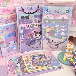 🌟Sanrio Style Sticker Set1 สติ๊กเกอร์ซานริโอ้ สติกเกอร์ซาริโอ้ สติกเกอร์พร้อมส่ง คุโรมิ มายเมโลดี้ คุ้มมาก