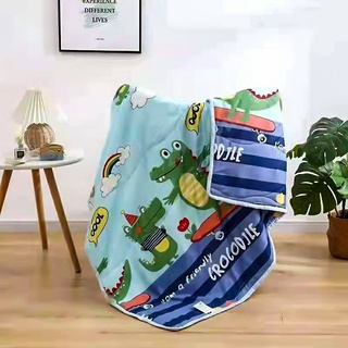 Rainbow ผ้าห่มเด็ก ผ้าห่มพิมลายลายการ์ตูนสุดน่ารัก  air conditioning blanket for children