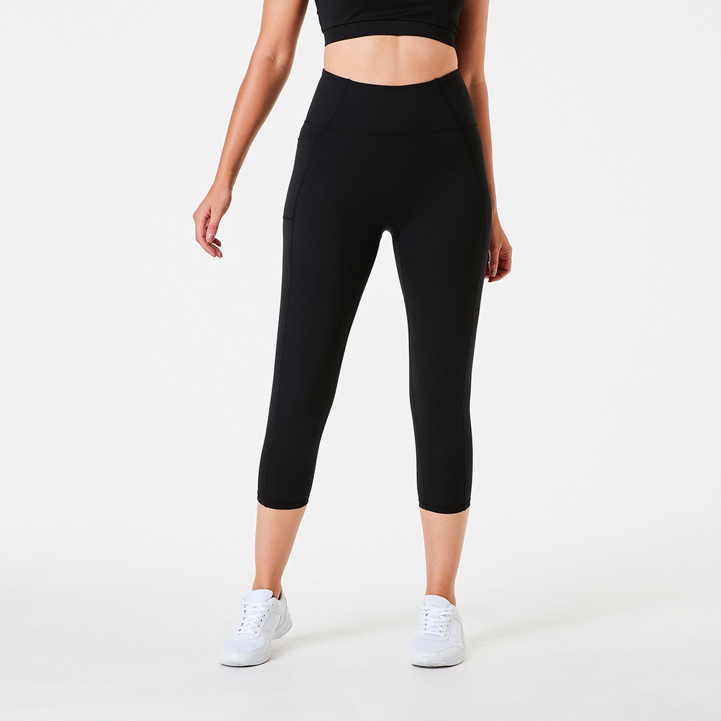 Anko Active Side Pocket Crop Leggings ACC7| กางเกงวอร์มผู้หญิง