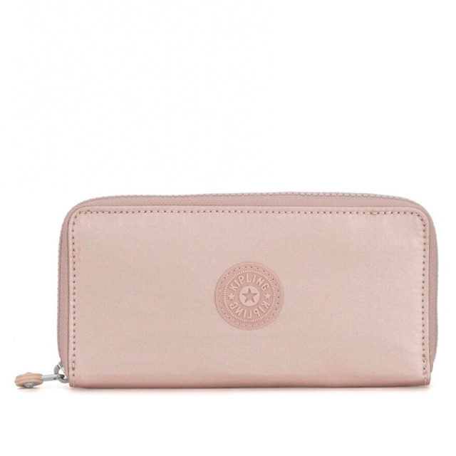 Sale!!!  Klipling กระเป๋าตังใบยาว 1 ซิป สี rose gold แท้ 100%