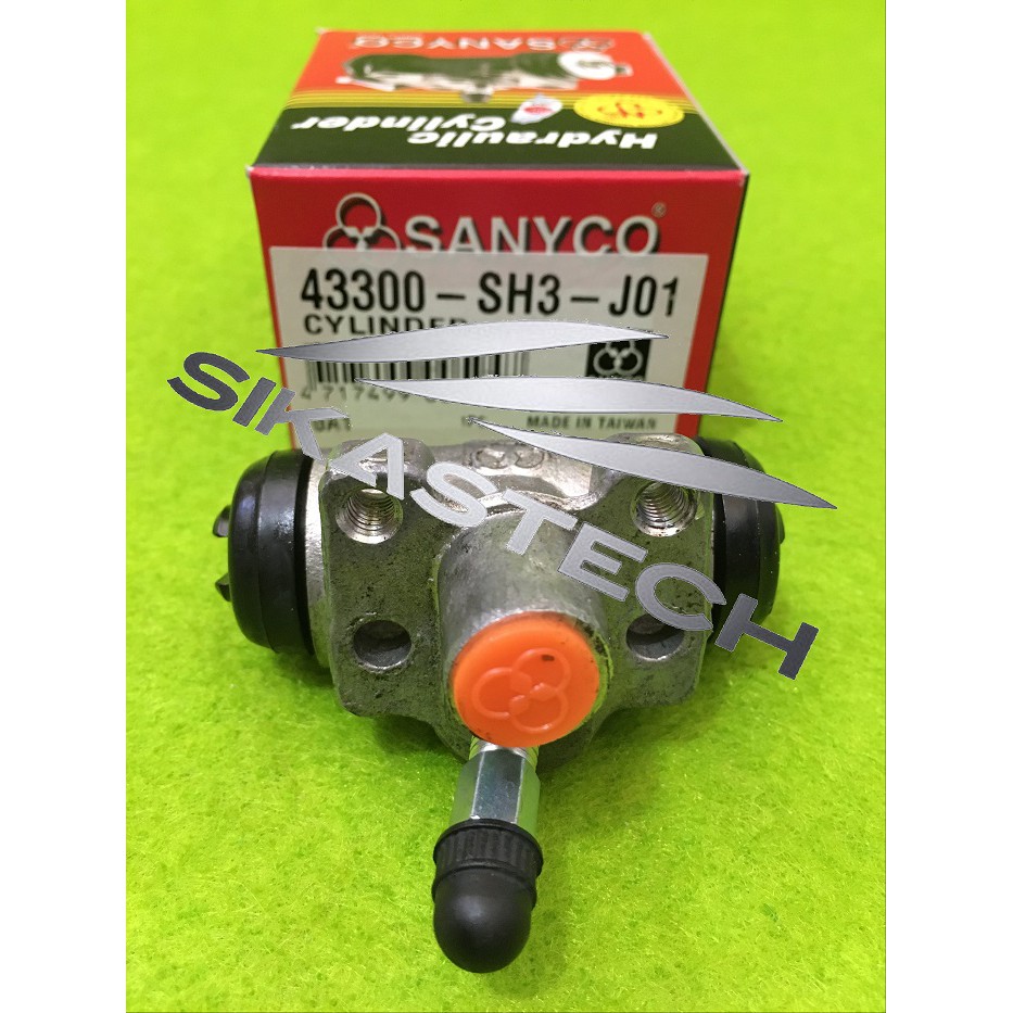 43300-SH3-J01 RIGHT REAR WHEEL BRAKE CYLINDER MASTER RIGHT REAR WHEEL DRUM BRAKE HONDA CIVIC SH4 GRA